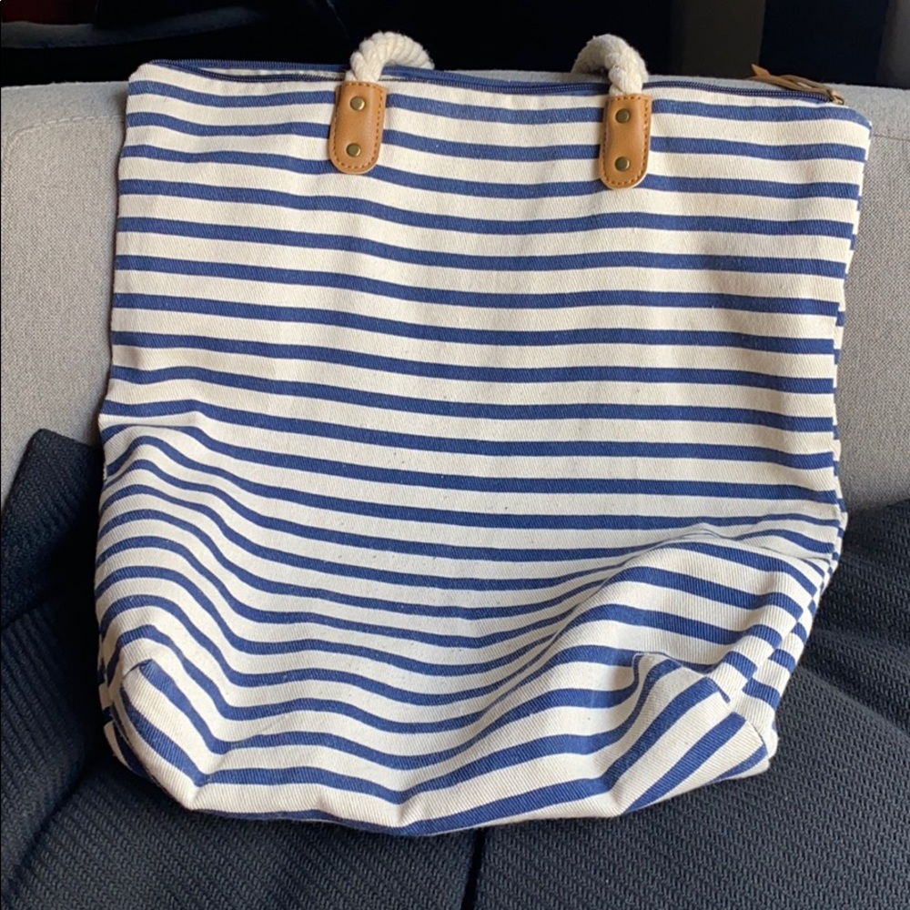 Summer & Rose canvas tote